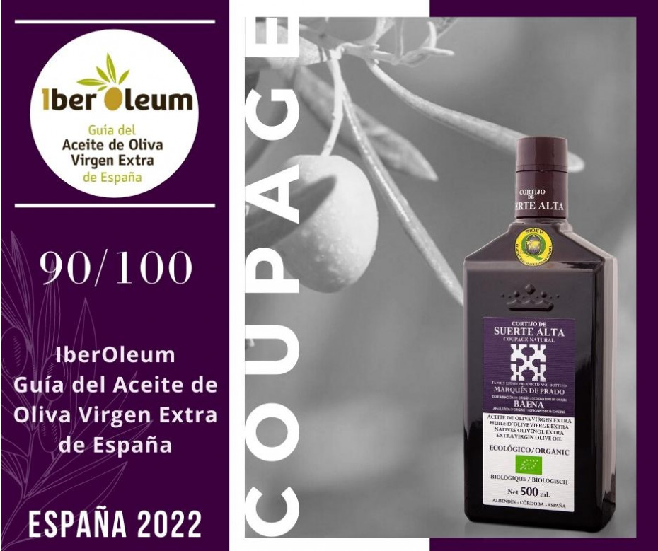 Coupage Natural 90/100 en IberOleum, la guía del Aceite de Oliva Virgen Extra de España 2022