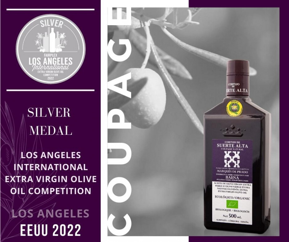 Coupage Natural galardonado en Los Angeles International Extra Virgin Olive Oil Competition 2022