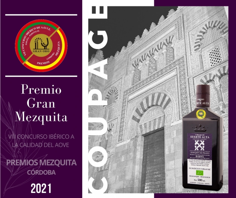 Coupage Natural galardonado en el VIII Concurso Ibérico a la Calidad del AOVE 2021