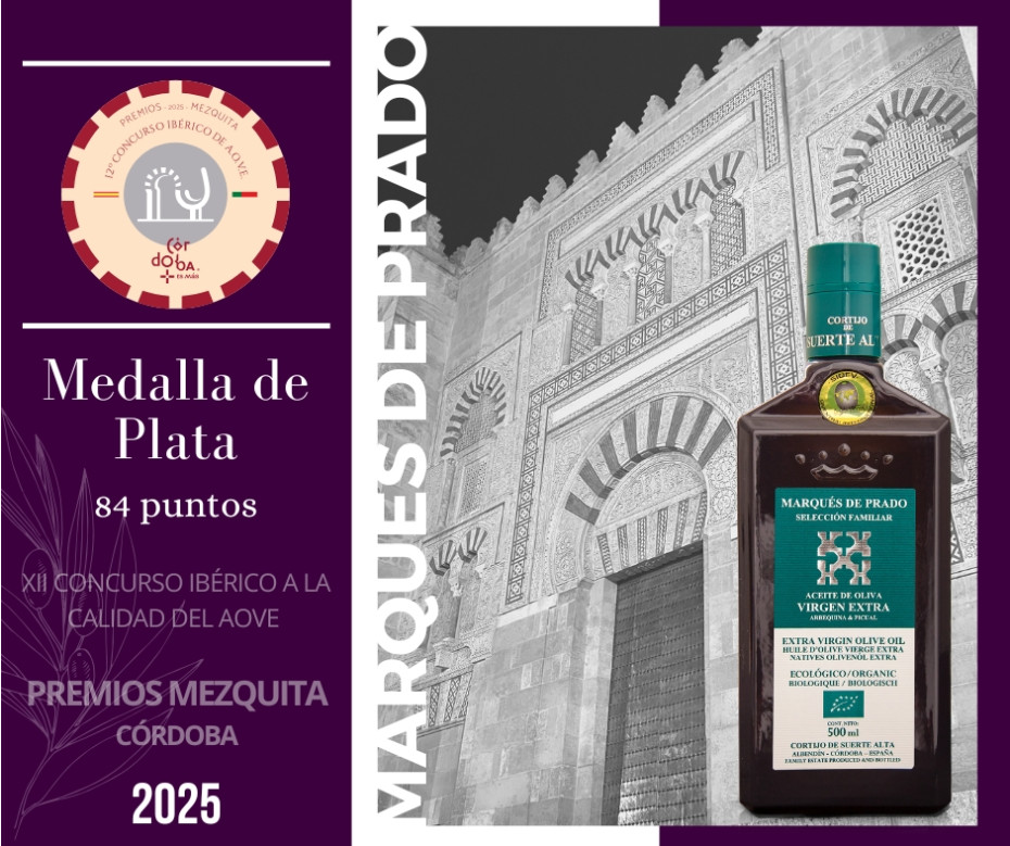 Marqués de Prado galardonado en XII Concurso Ibérico a la Calidad del AOVE 