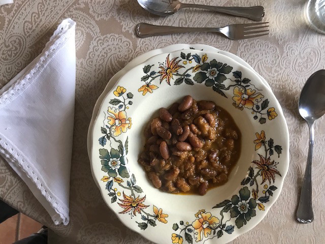 Фасоль с овощами